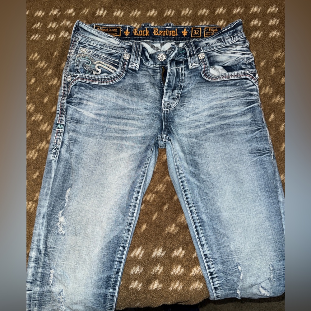 Men’s rock revival jeans